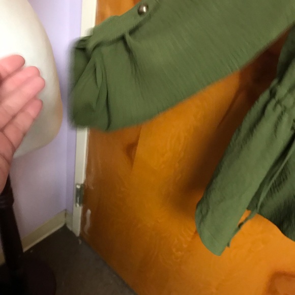 Rachael Zoe olive open light weight jacket sz XS - Picture 5 of 9